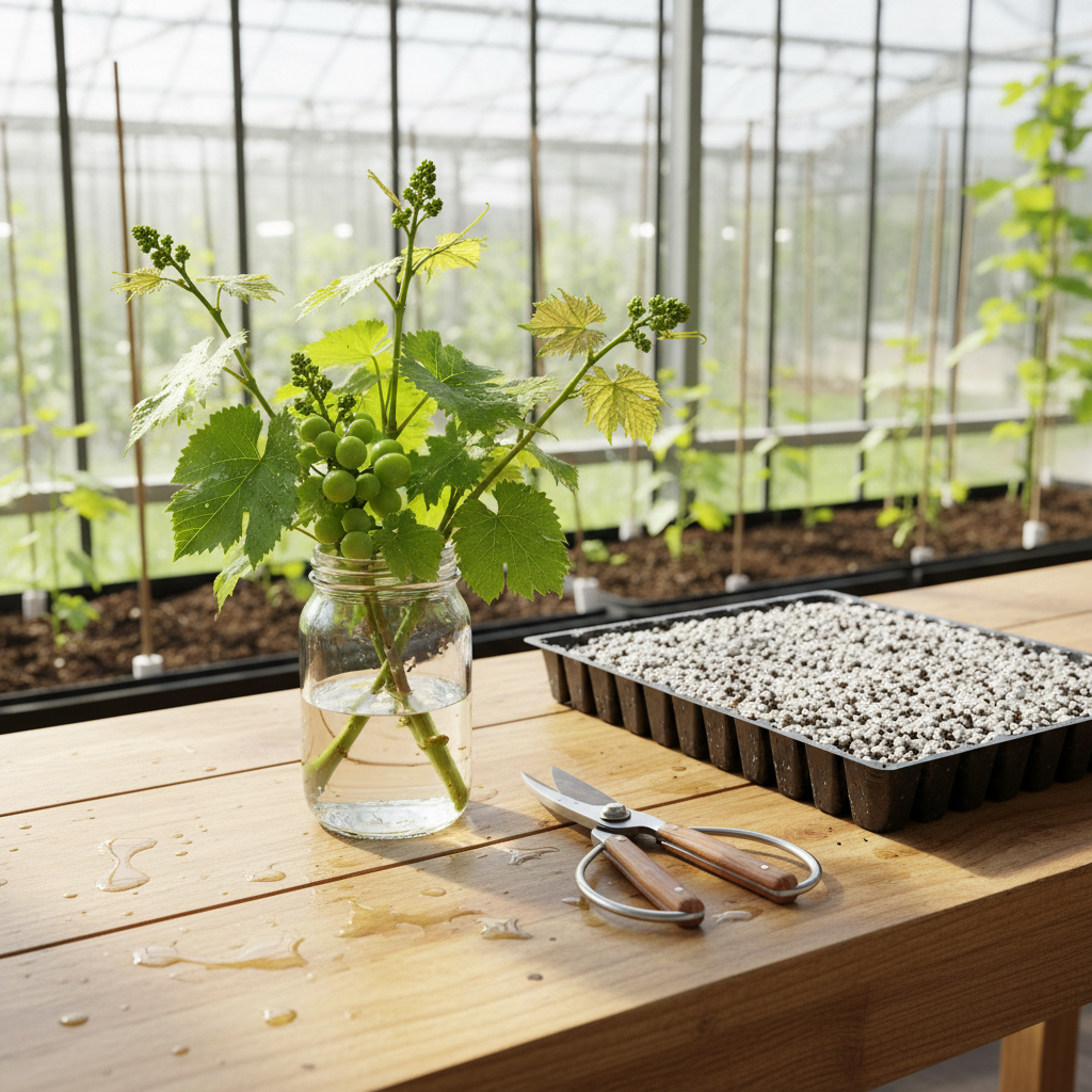 Featured image for Shine Muscat Cuttings: Grow Premium Grapes at Home