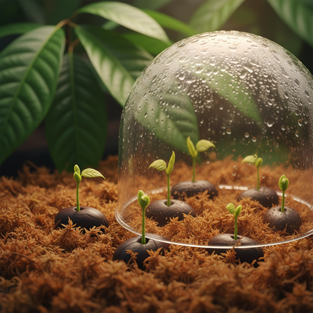 Featured image for Germinating Cacao Seeds with Sphagnum Moss: A Pro Guide