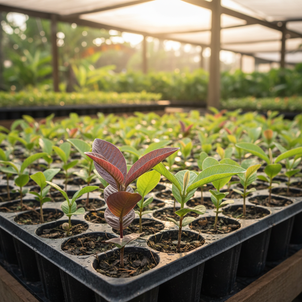 Featured image for Guava Seedlings Decoded: Purple Leaves, Early Blooms
