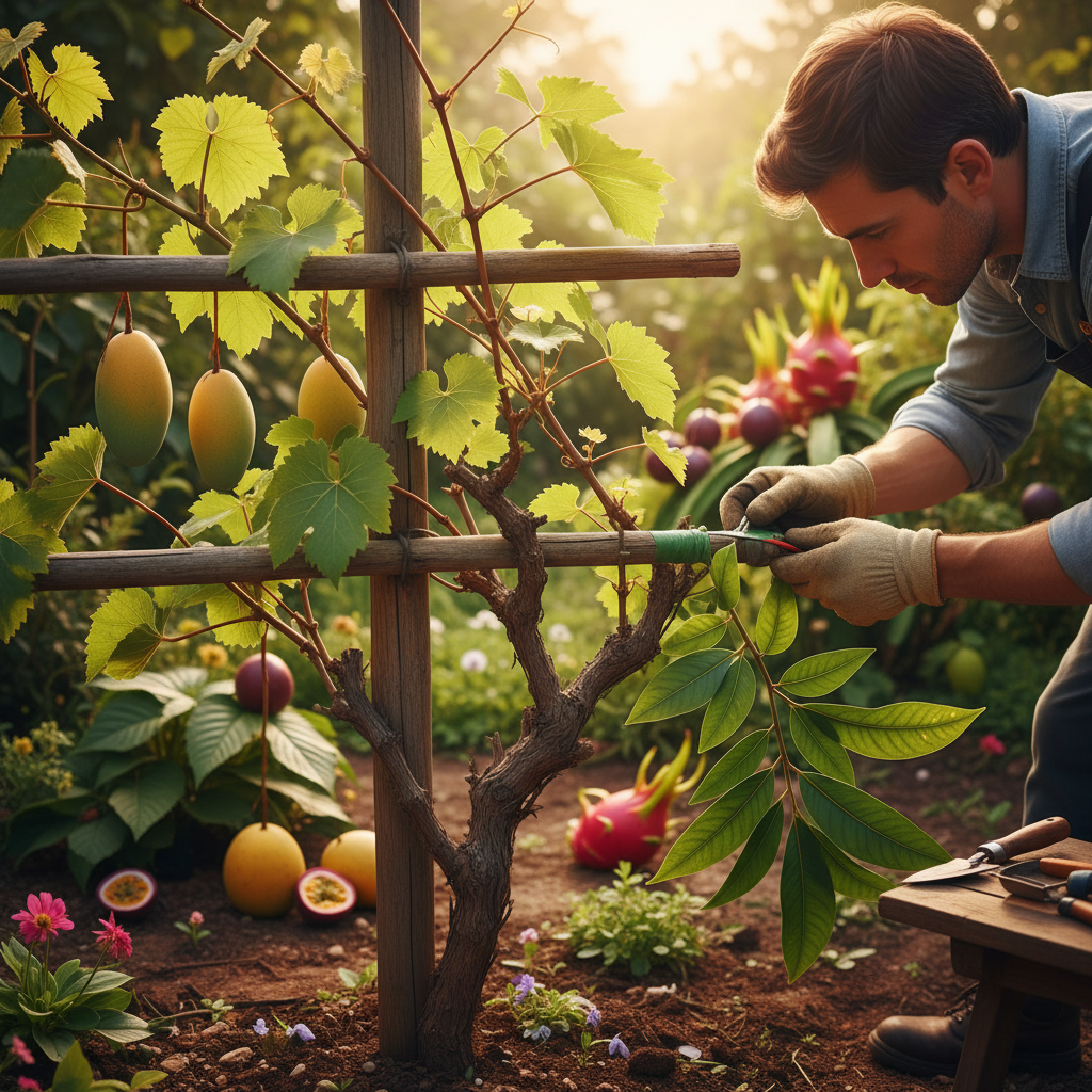 Featured image for Cum să altoiești vițe de fructe tropicale acasă