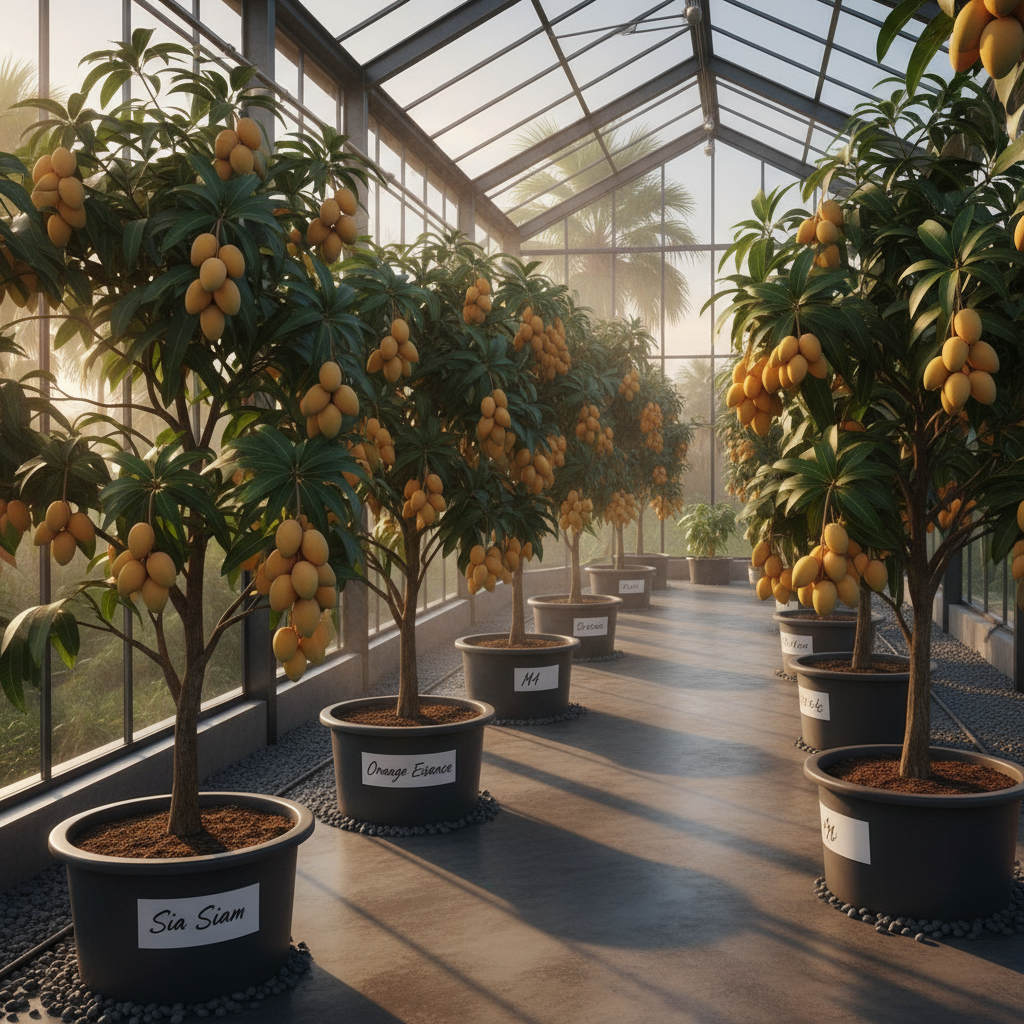 Featured image for Mango thailandez în grădină: Sia Siam, Orange Essence, M4