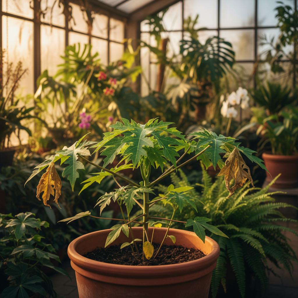 Featured image for De ce se usucă papaya? Ghid complet de salvare