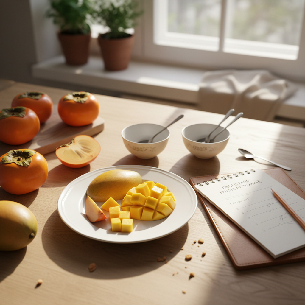 Featured image for Kaki vs mango: test de gust și ghid pentru acasă