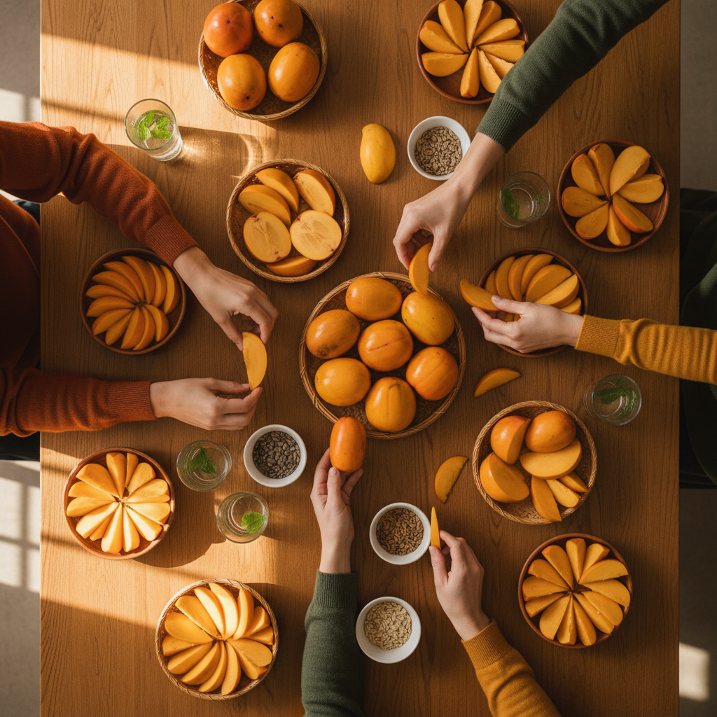 Featured image for Degustare de kaki și mango: ghid pentru români curioși